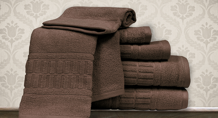 SPA COLLECTION TOWELS MOCHA